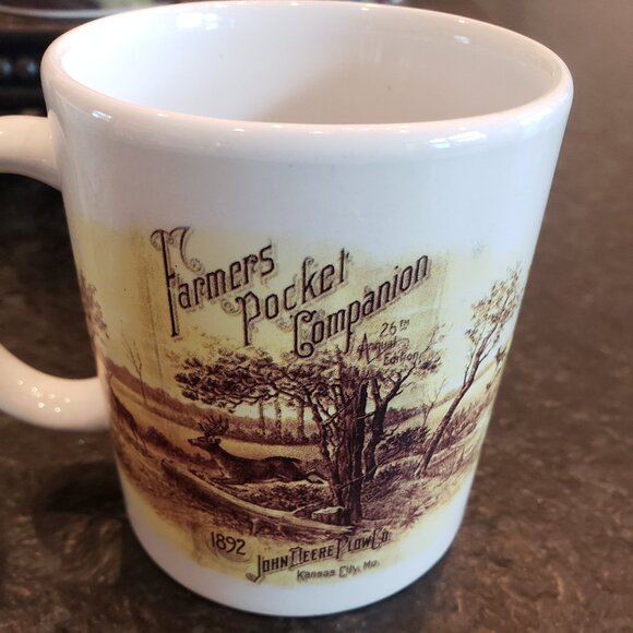 4 John Deere Coffee Mugs Cups Licensed Collectibles Gibson Farm Tractor - Picture 5 of 8